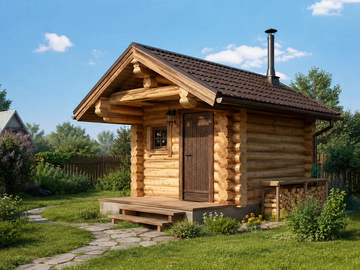 Крыша для бани